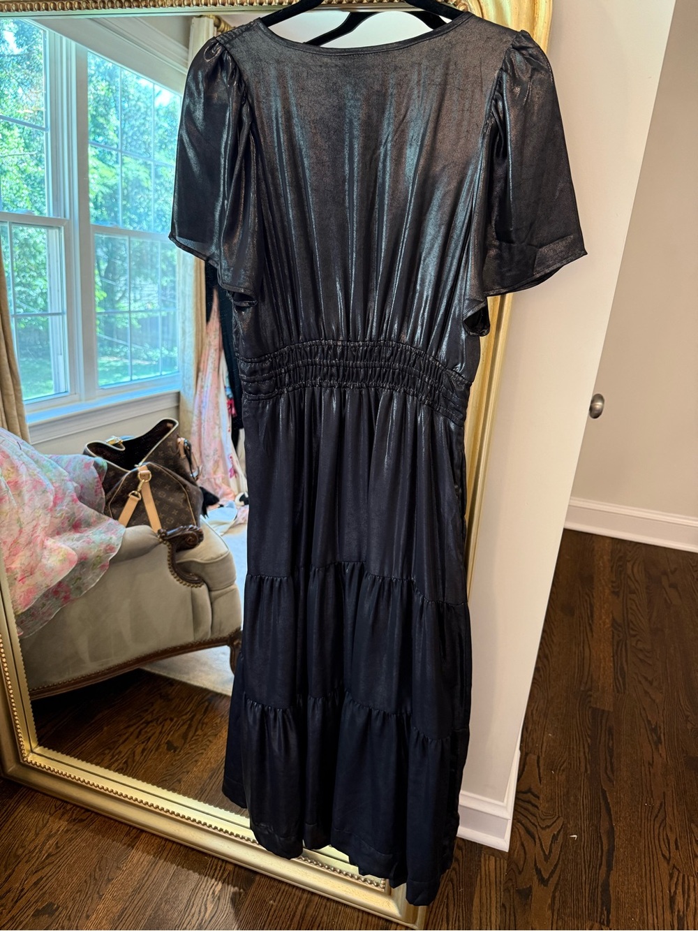 Metallic Women's Anthropologie Dress - Picture 3 of 4
